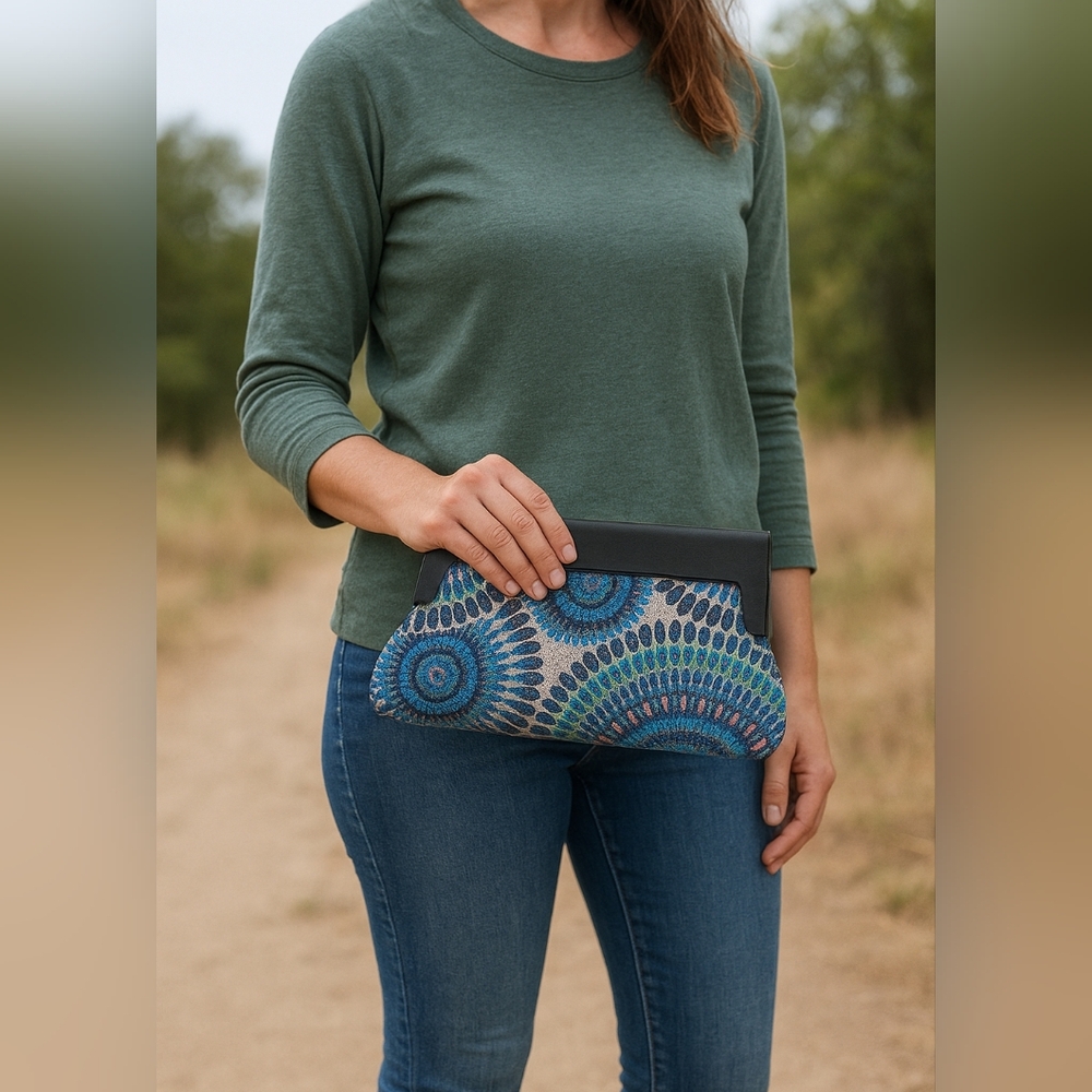 Unique Tapestry Clutch Call Out